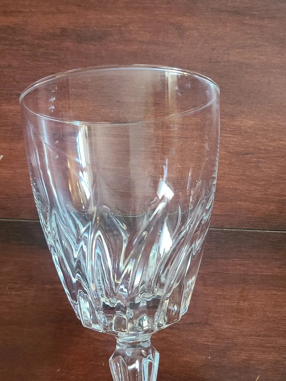 Set of 5 Cristal D Arques FLAMENCO Crystal Water Goblets Glasses 6 3/4” France